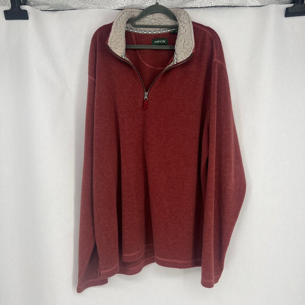 Orvis Fleece Quarter Zip Size XL